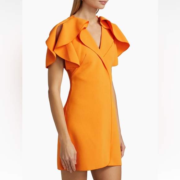 NWT Acler Vibrant Orange Mini Dress - Picture 3 of 8